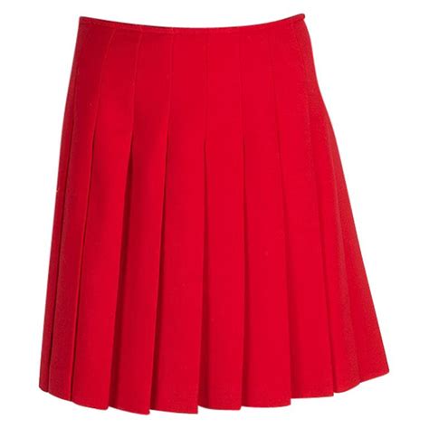 prada red skirt|prada pleated skirt.